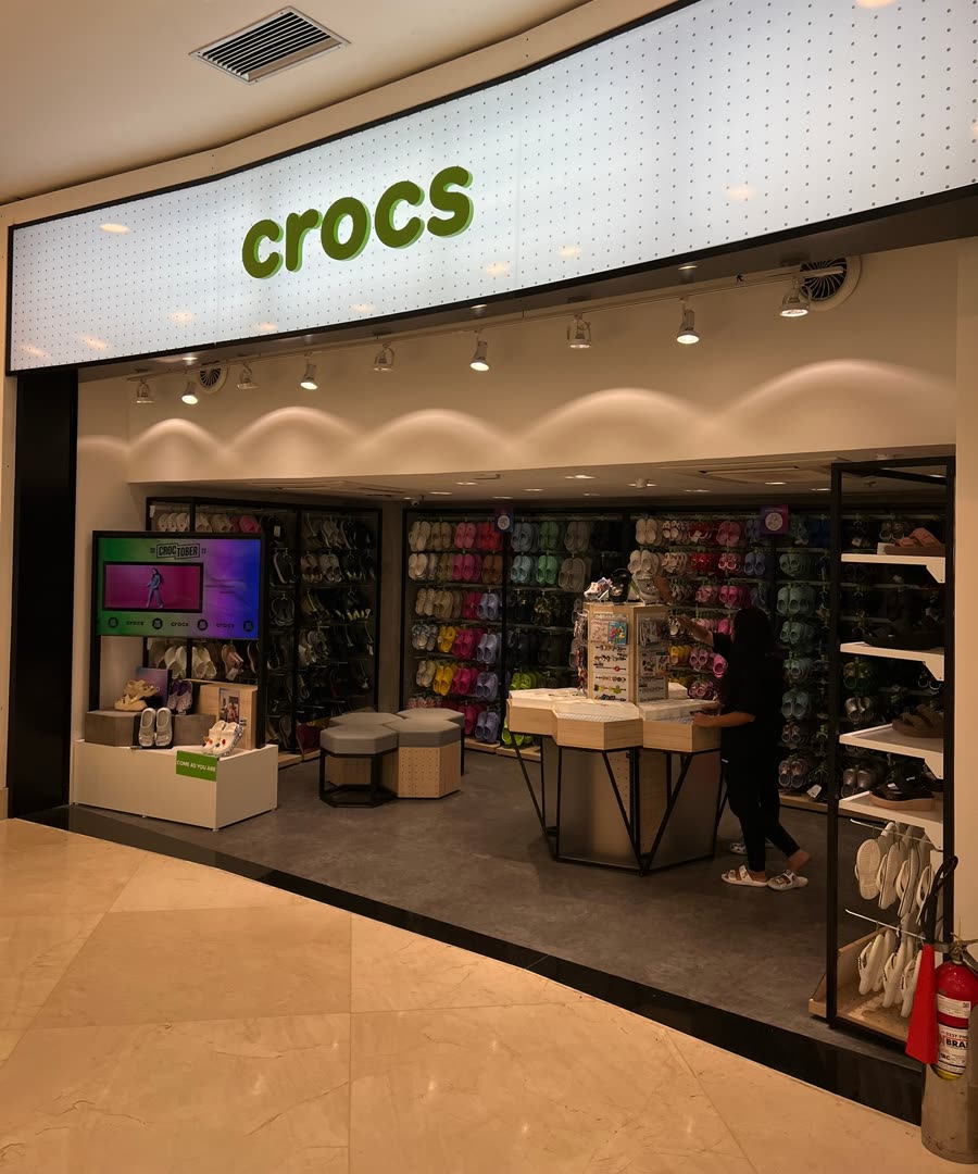 Loja Crocs no Shopping Vitória, obra da Simo Engenharia
