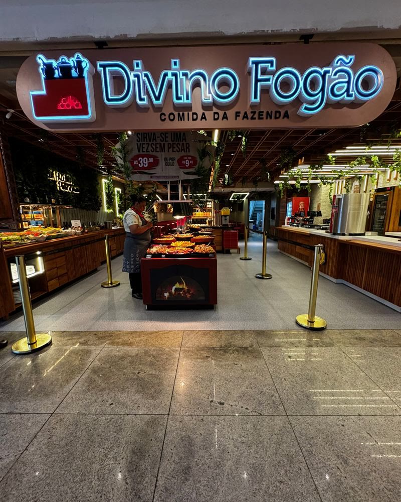 Loja Divino Fogão no Shopping Vitória, obra da Simo Engenharia
