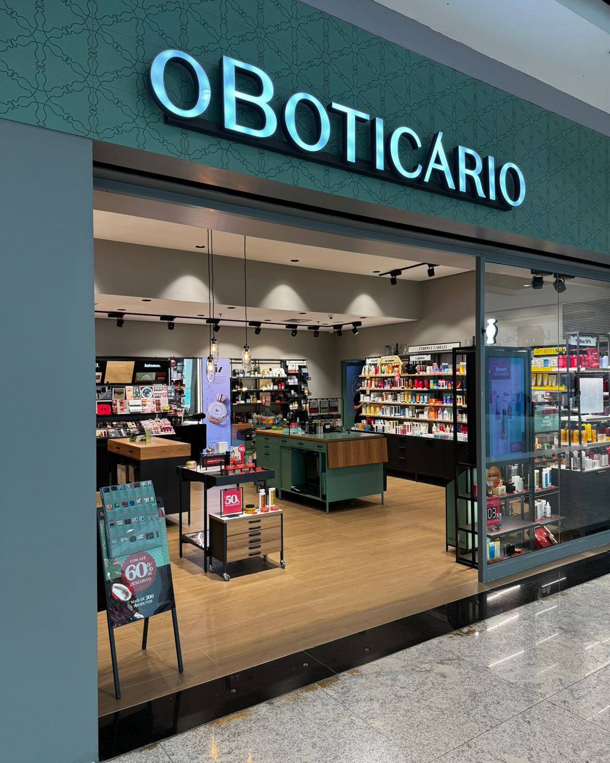 Loja O Boticário no Shopping Moxuara, obra da Simo Engenharia