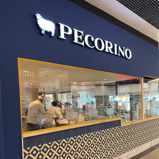 Restaurante Pecorino no Shopping Praia da Costa, obra da Simo Engenharia