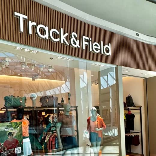 Loja Track and Field no Shopping Vitória, obra da Simo Engenharia